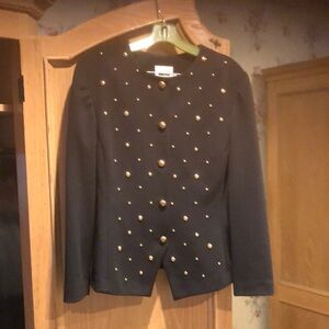 Black Studded Women's Jacket
